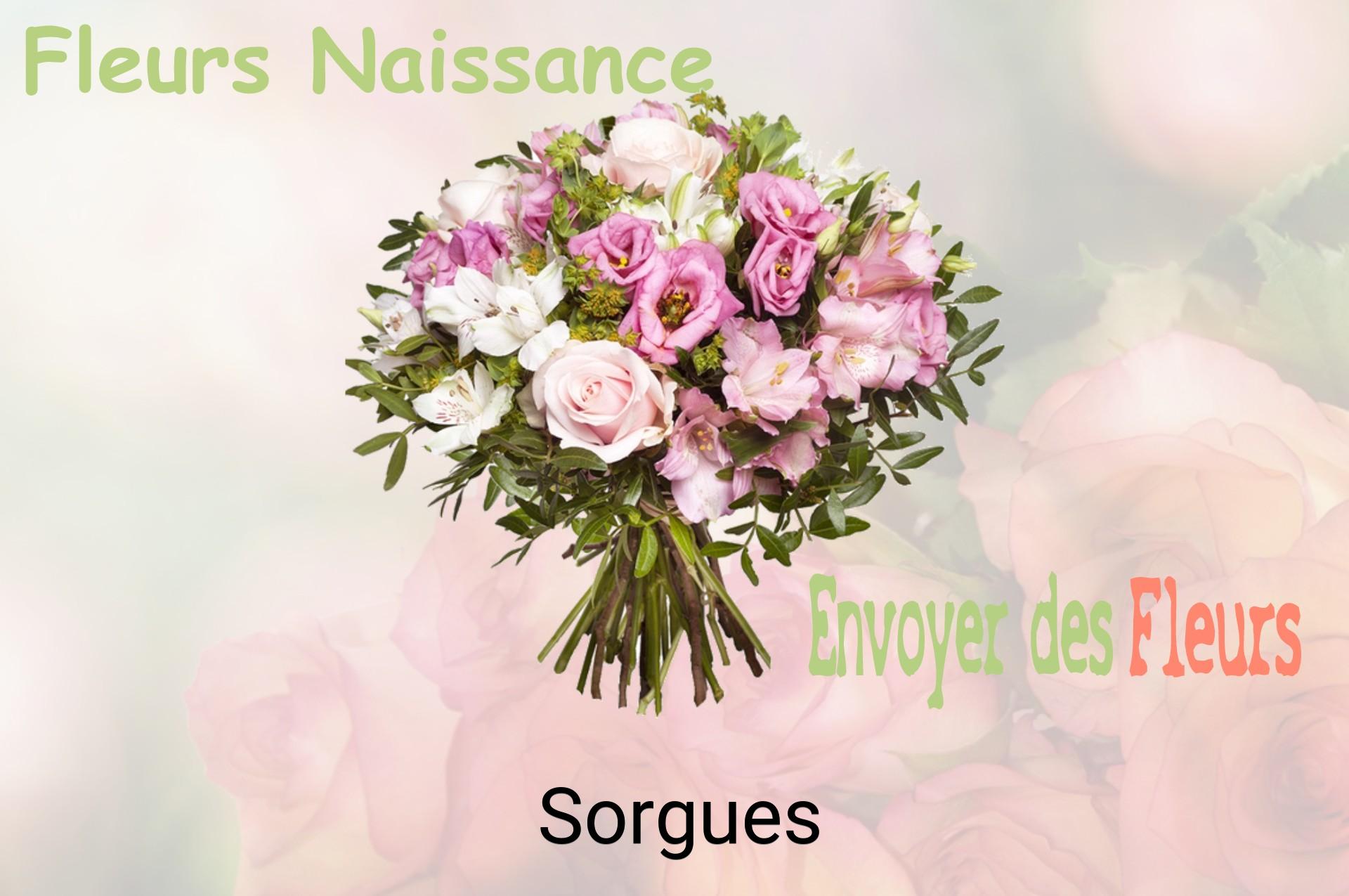 Bouquet de fleurs de naissance livré à Sorgues